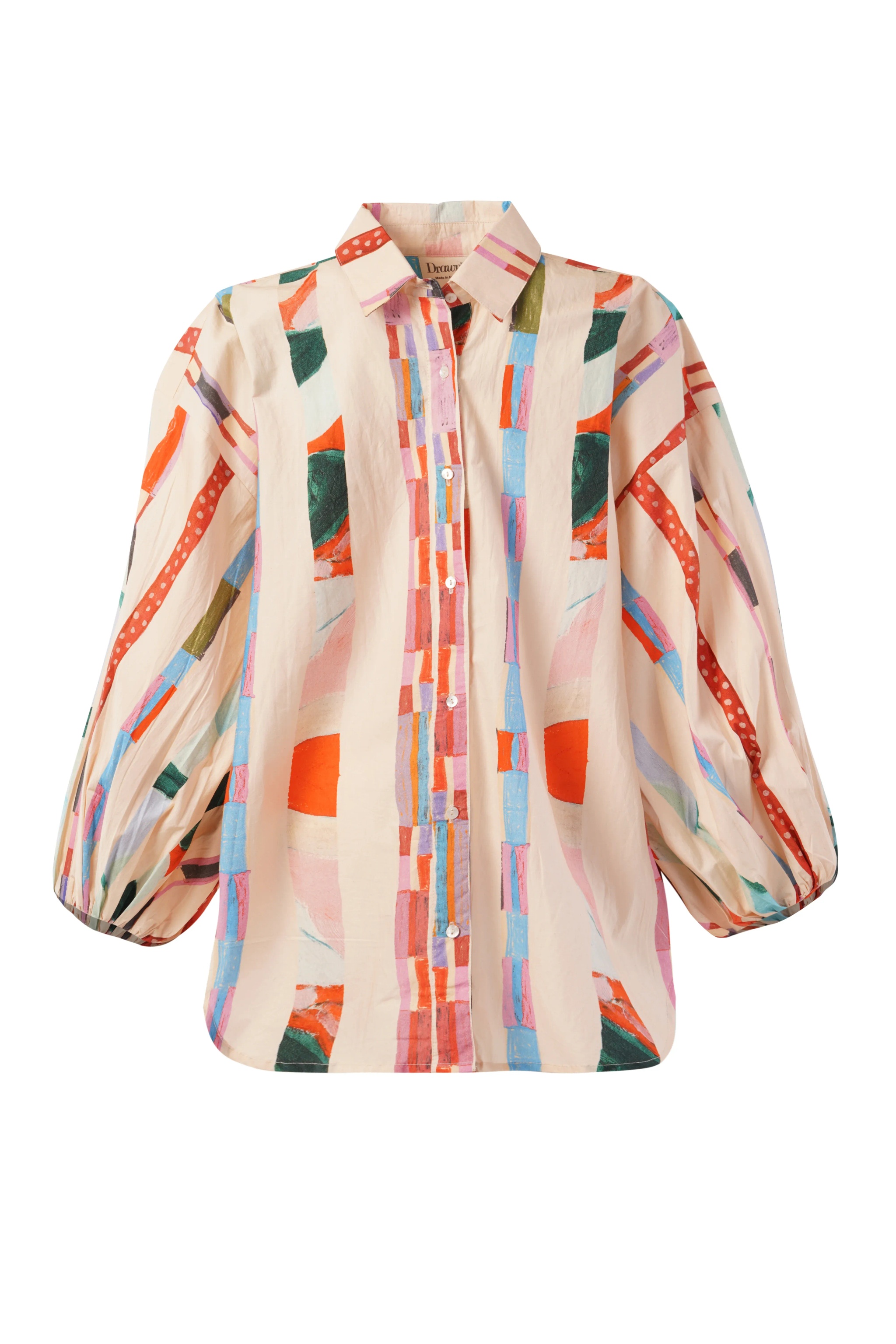 Painter's Patch Striped Shirt