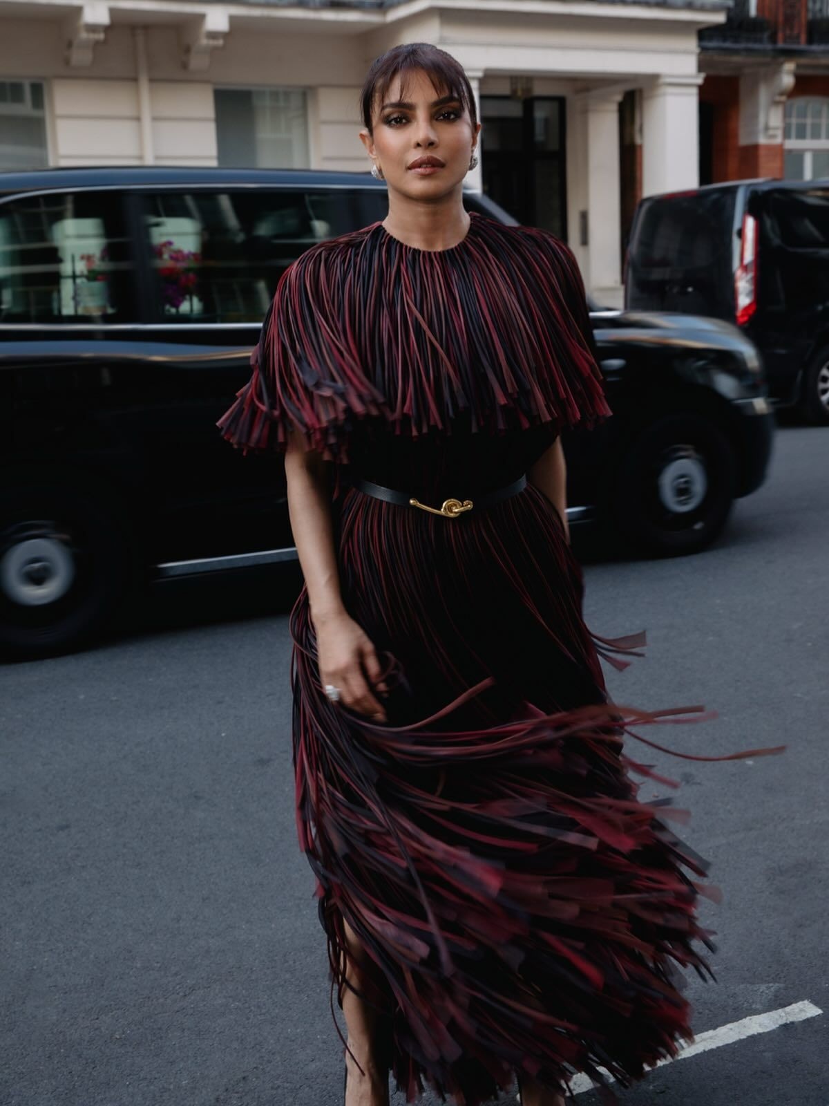 Priyanka Chopra Jonas in Burberry fall 2025