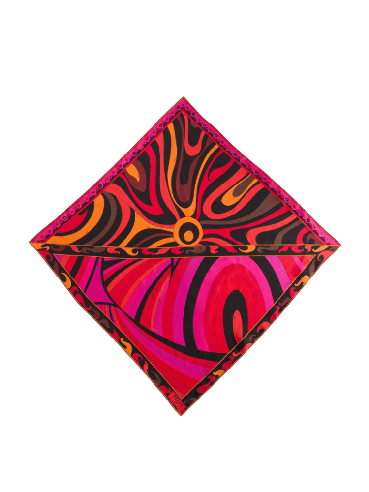 Iride and Marmo silk carré, Pucci