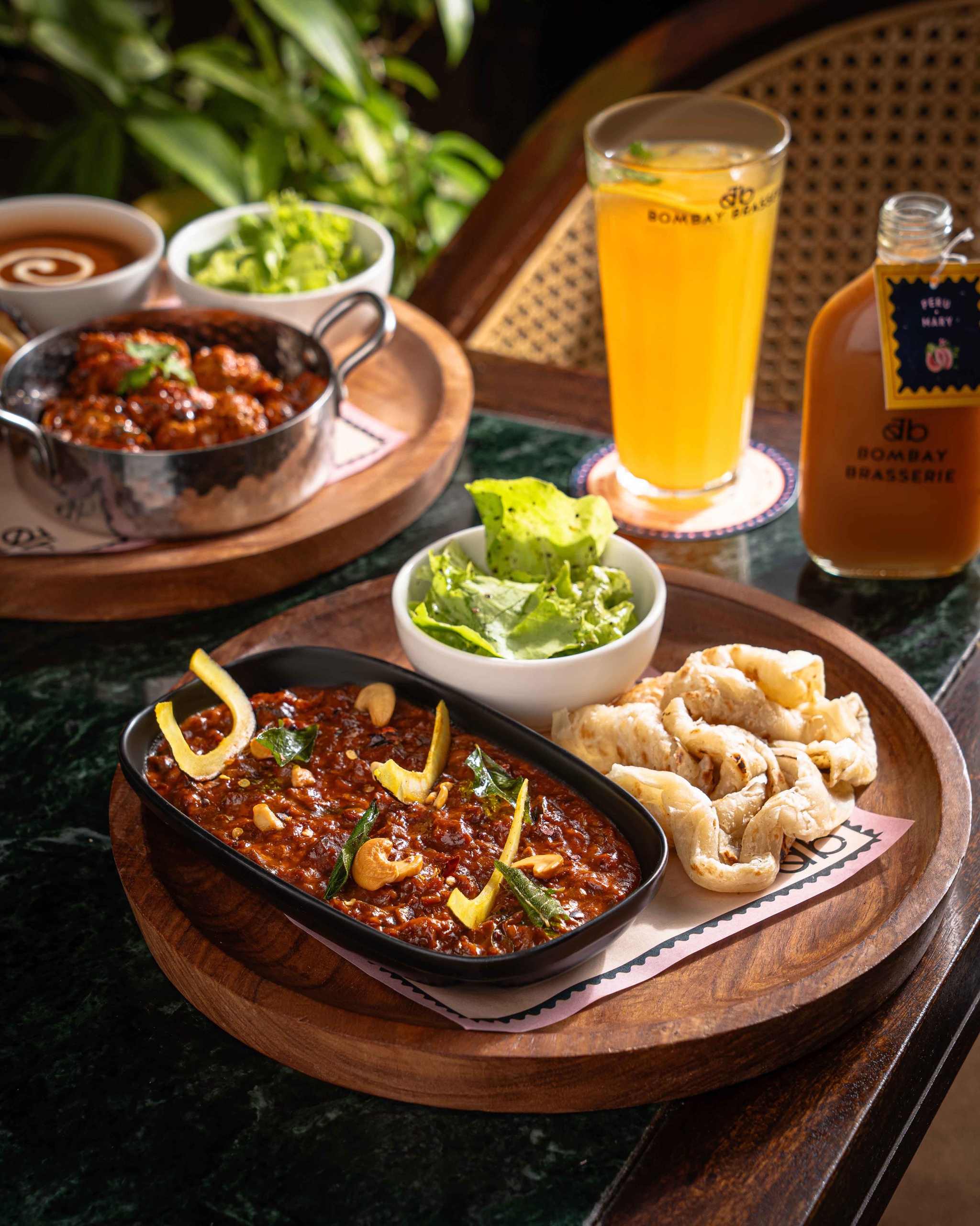 Pulled jackfruit masala & malbari parotta