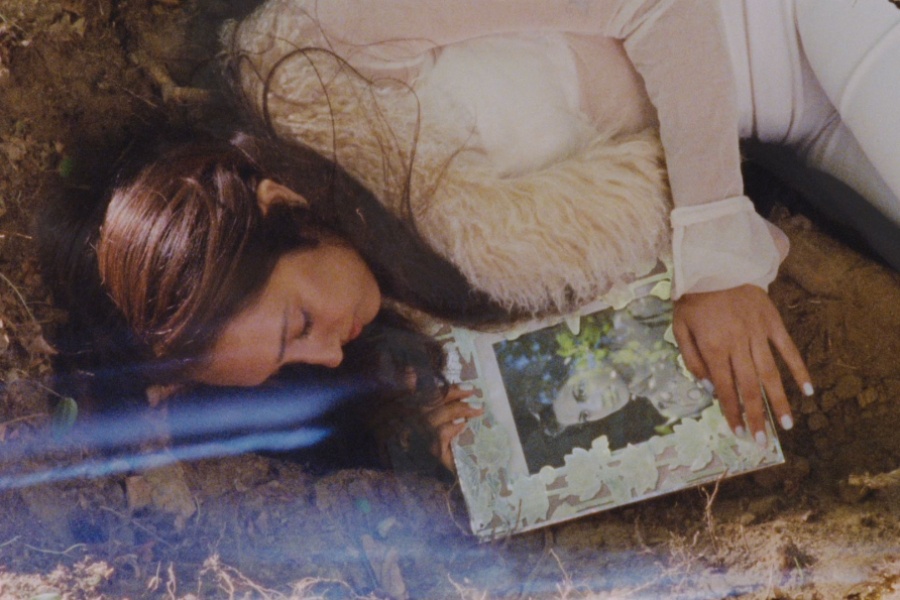 A still from Aurora's new single 'Blissed Out'