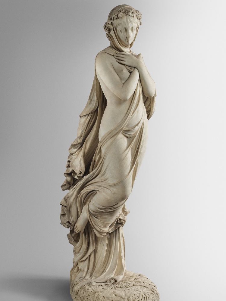 ‘Veiled Vestal Virgin’ by Raffaele Monti