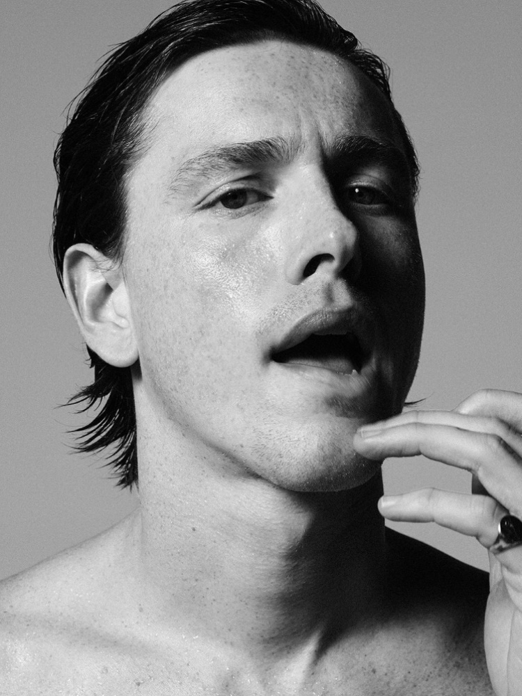 Babygirl actor Harris Dickinson in Rhode's new glazing mist campaign