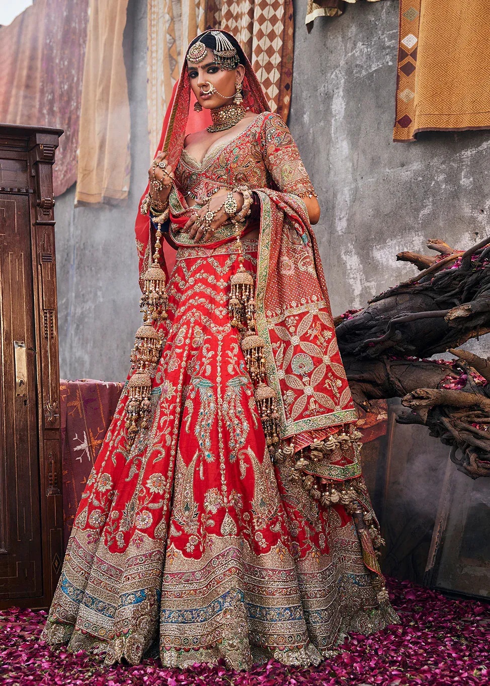 Rimple and Harpreet lehenga