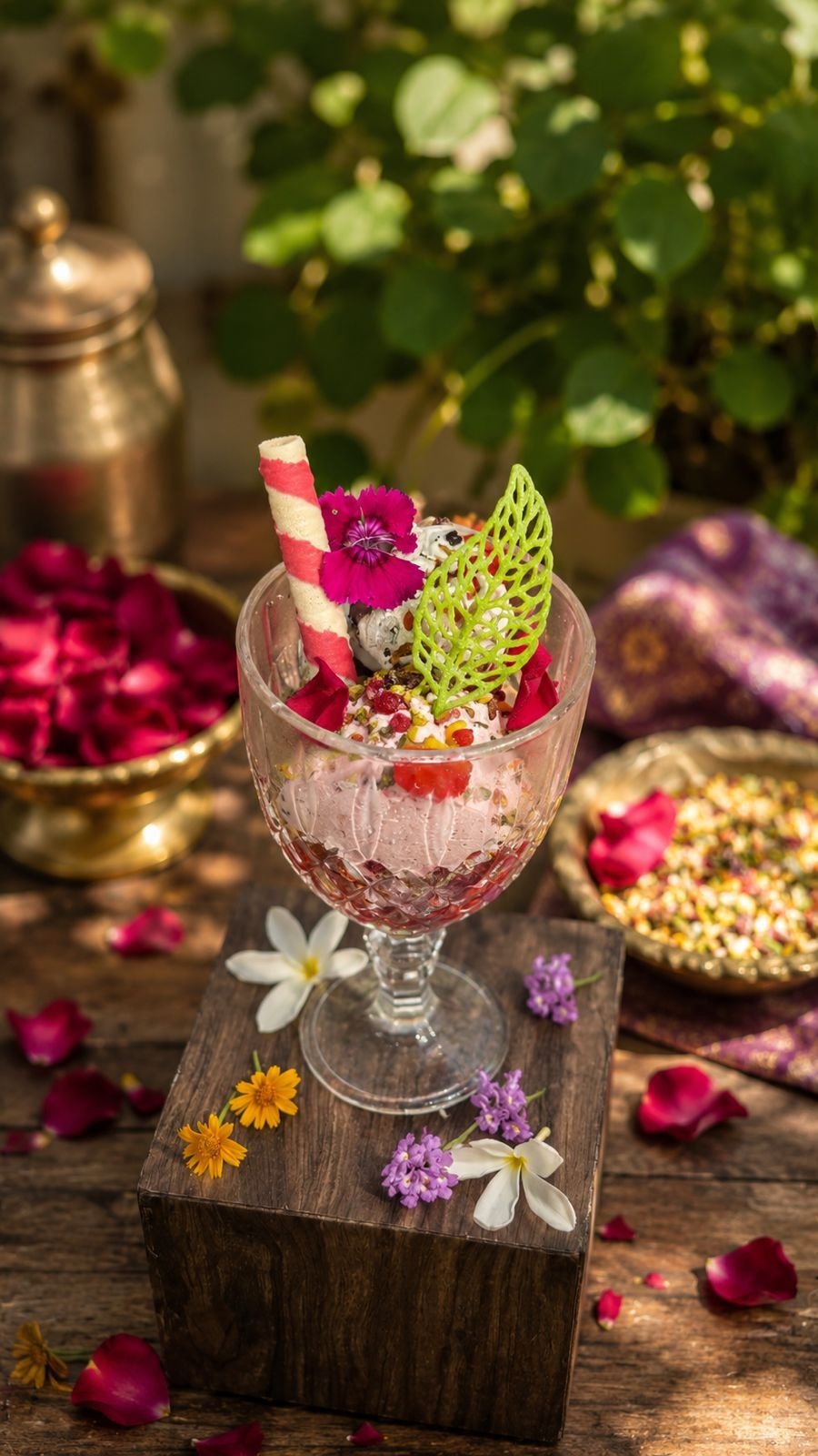 Royal Indulgence pairs paan and Rooh Afza ice creams with mukhwas and silver leaf