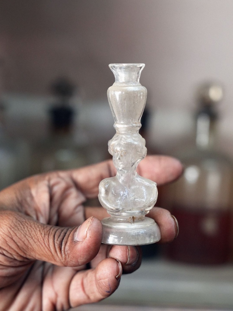 The shop contains around 150 varieties of attar