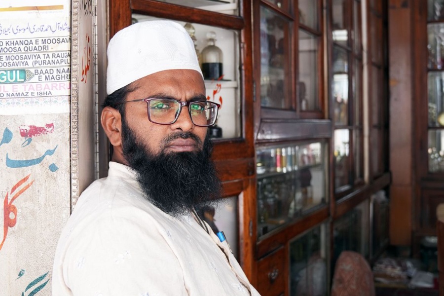 Nizam Attar's fifth-generation owner is Ghulam Mohammad Fareed