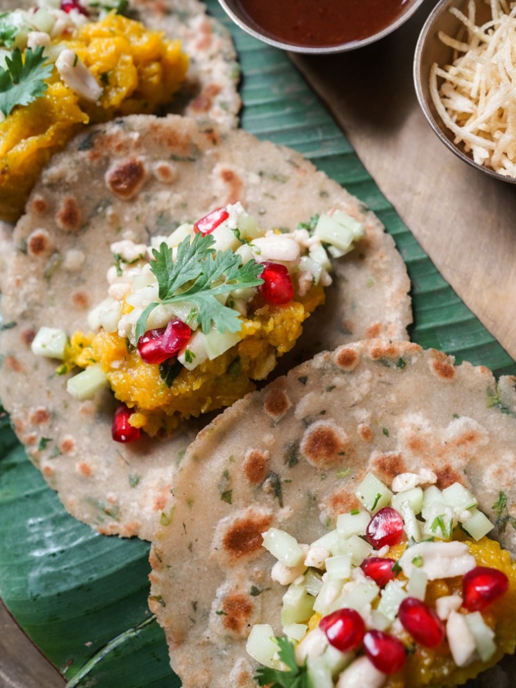 Saama Pumpkin Tacos