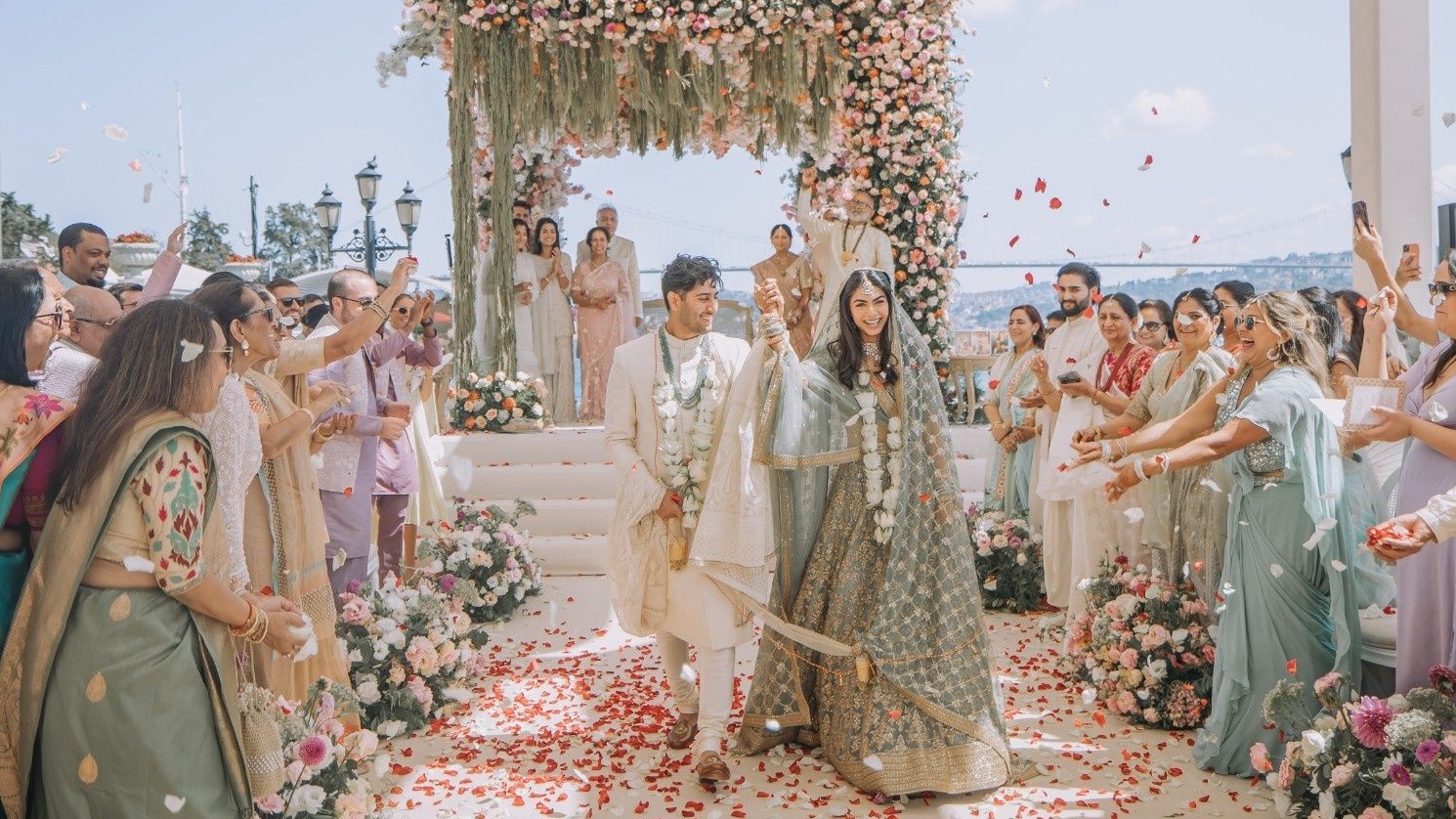 Sagiri Gidwani and Ankur Patel's Indian wedding in Istanbul, Turkey