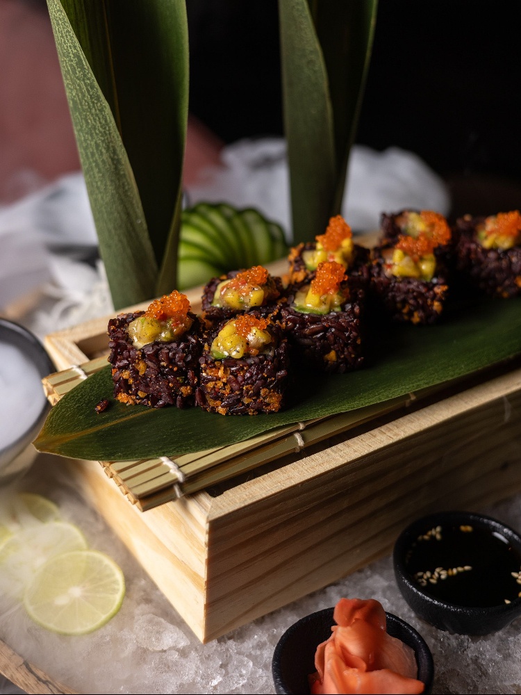 Hikki Delhi Salmon and Avocado Sushi The Nod Mag