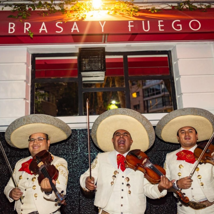 Performers at Sanjana Sippy's wedding in Mexico, the hot new destination for Indian weddings