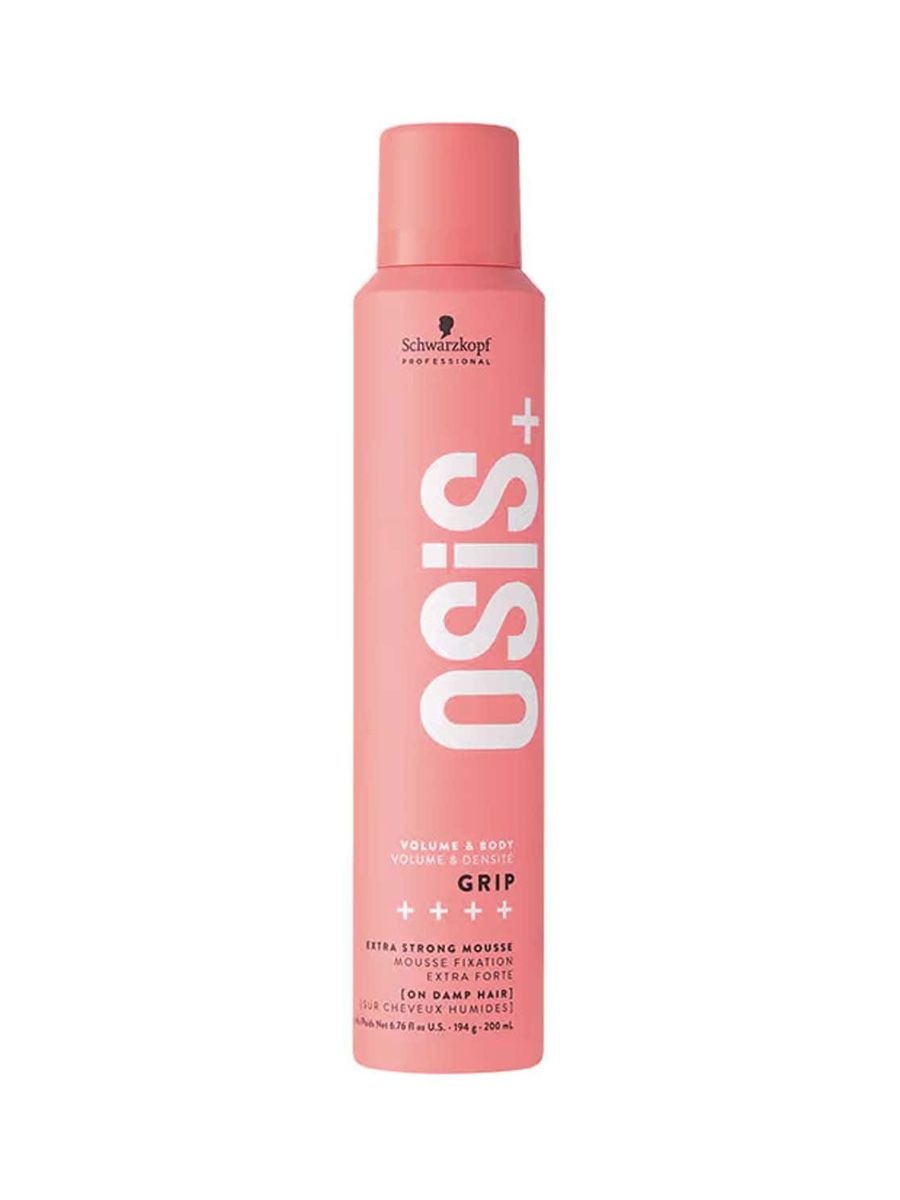 OSiS+ Grip Extra Strong Hair Styling Mousse, Schwarzkopf Professional