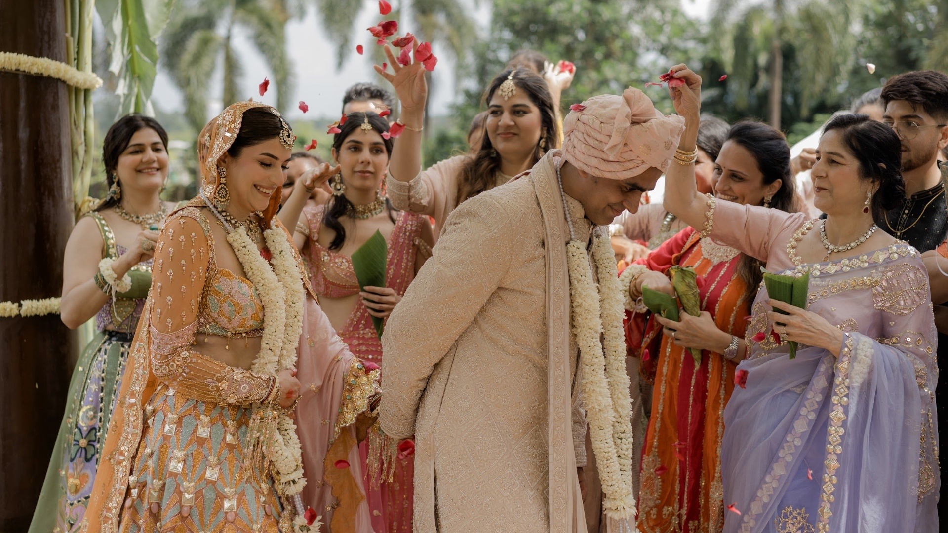 Shubhika Sharma and Harshil Kalra's picture from the pheras