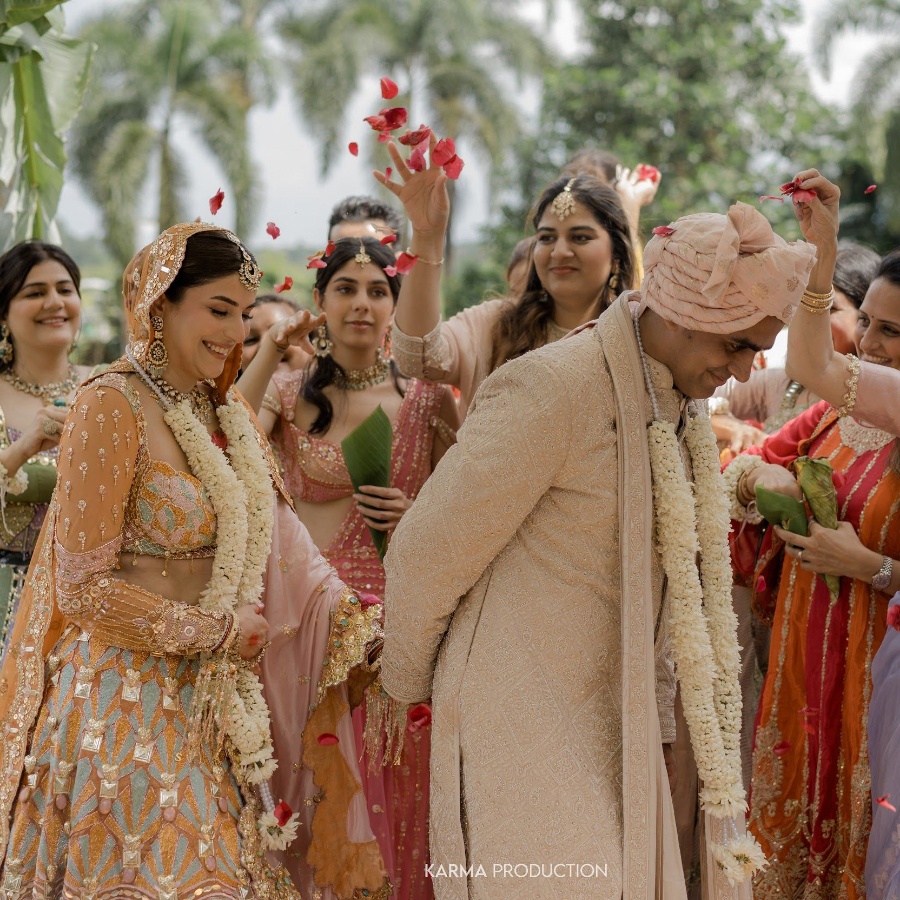 Shubhika Sharma and Harshil Kalra's picture from the pheras