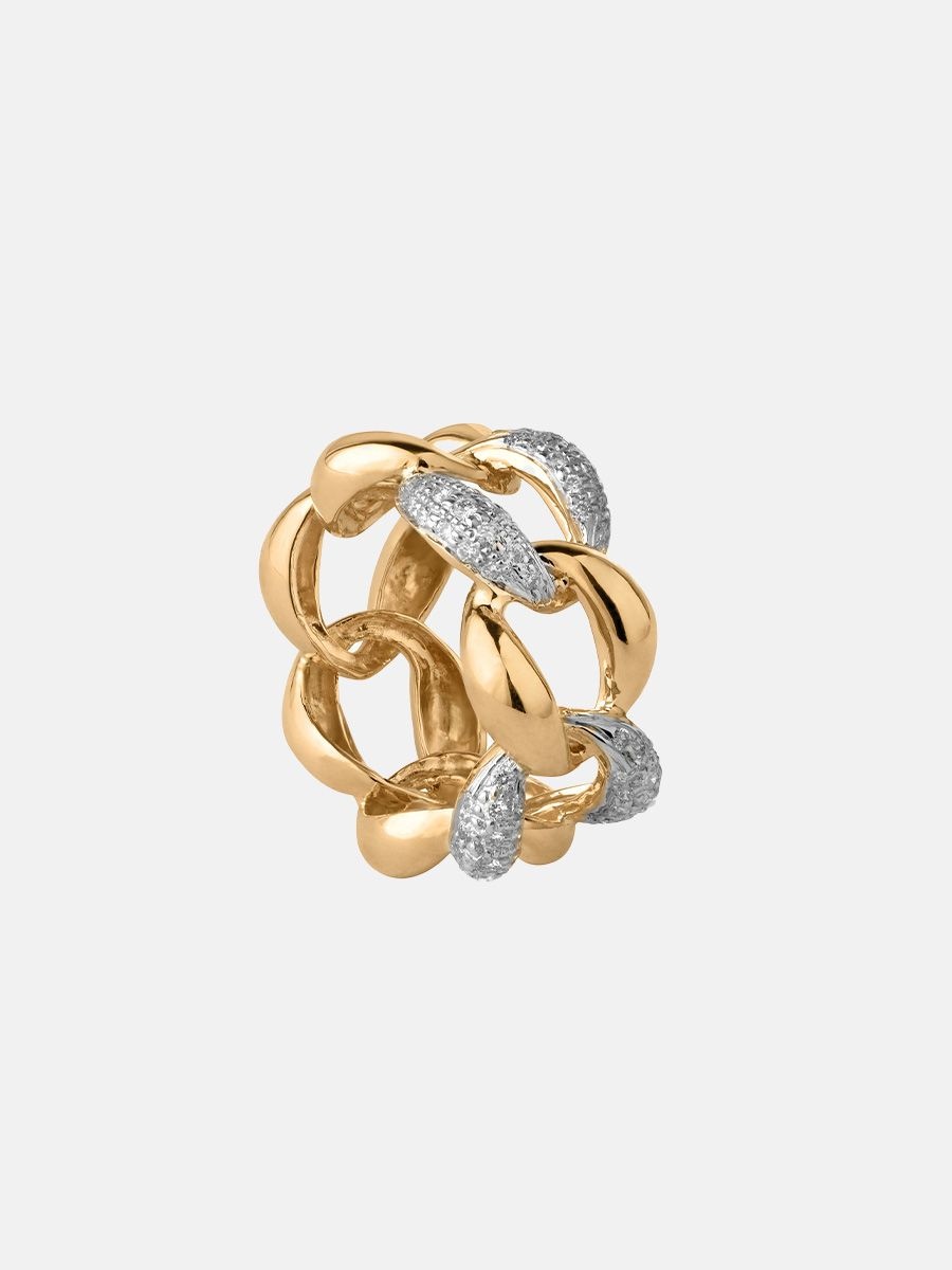 The Nod Locks and Links: Simsum Fine Jewelry Cuban diamond ring