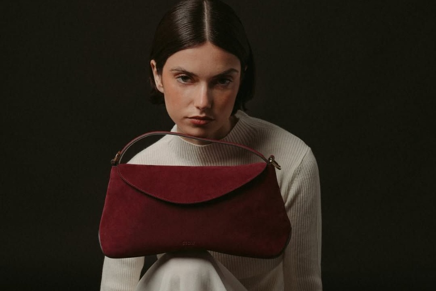 Stow London East West bag in The Nod's list of quiet affordable luxury bags