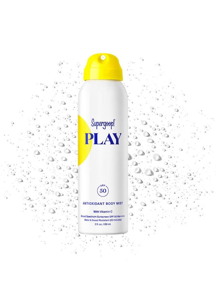 Supergoop Play antioxidant body mist