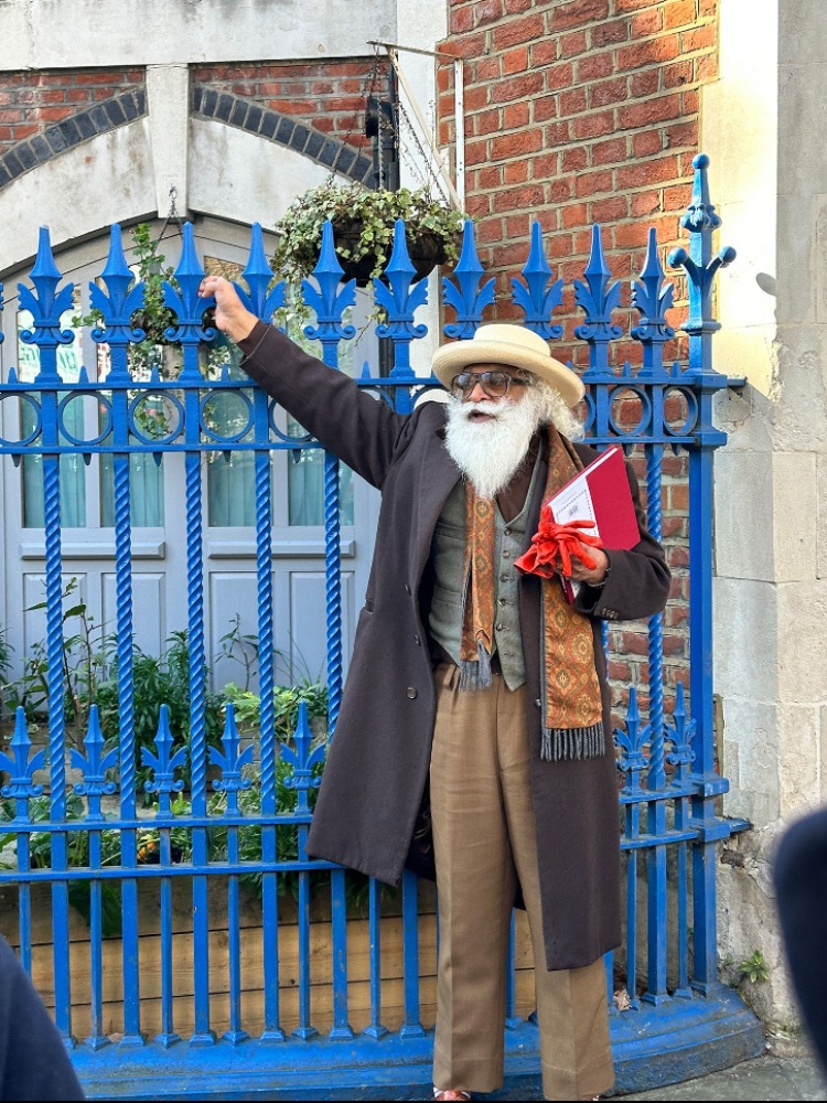 Suresh Singh, aka the Cockney Sikh in London