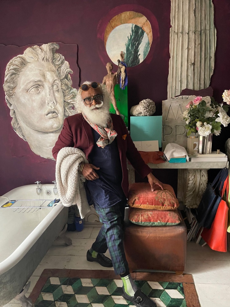 Suresh Singh, aka the Cockney Sikh is known for his unique style