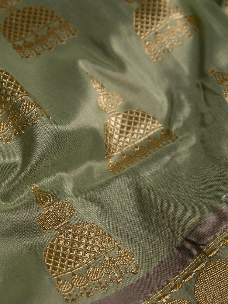 Swati & Sunaina's saris feature jewel-like motifs