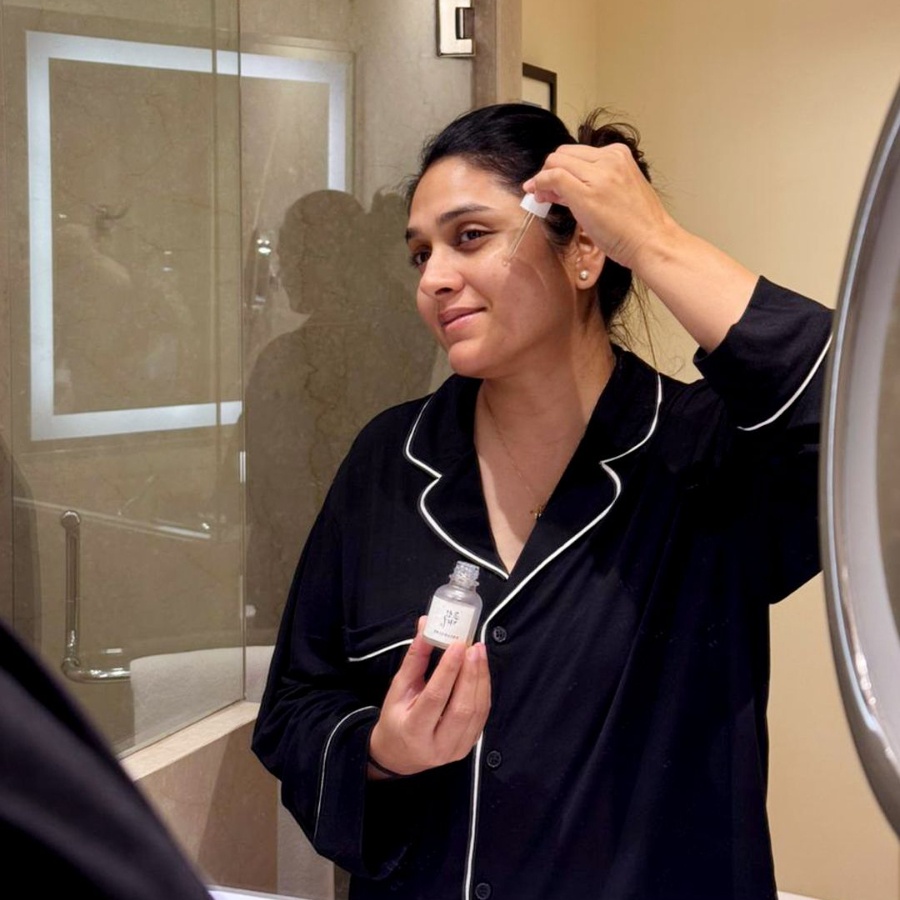 Celebrity make-up artist Tanvi Chemburkar, who has worked with Isha Ambani, Kareena Kapoor Khan, and Rashmika Mandanna, shares her night time skincare routine with The Nod