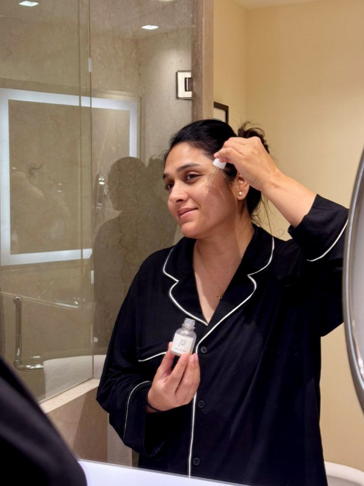 Celebrity make-up artist Tanvi Chemburkar, who has worked with Isha Ambani, Kareena Kapoor Khan, and Rashmika Mandanna, shares her night time skincare routine with The Nod