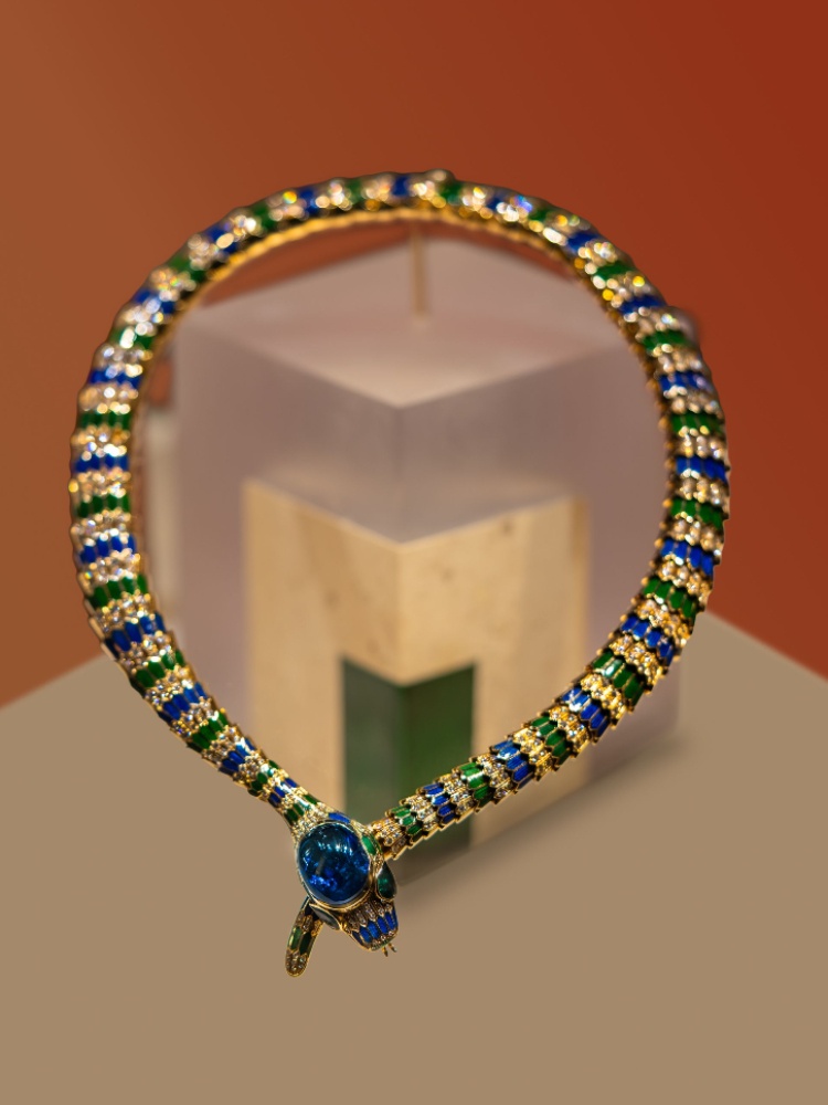 Jewellery on display