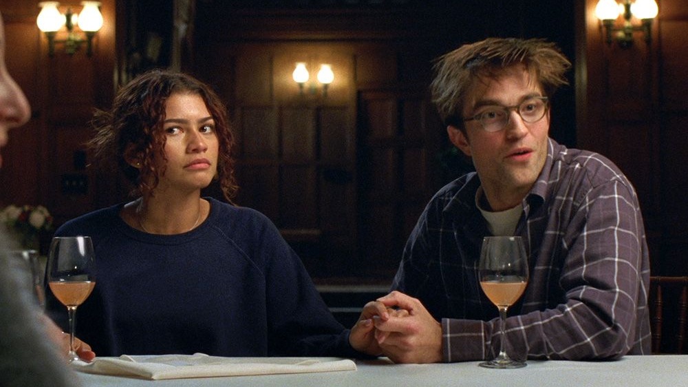 Zendaya and Robert Pattinson as Emma and Charlie in A24's The Drama