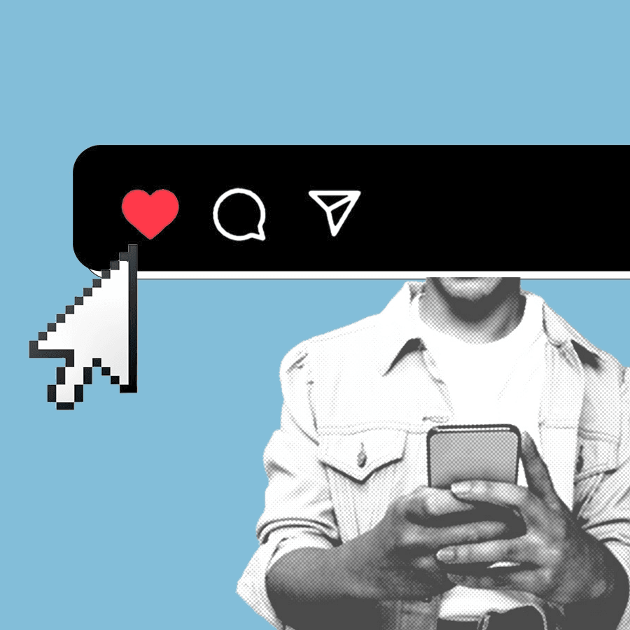 A representational image for the Gen Z Dilemma of Liking IG posts on The Nod