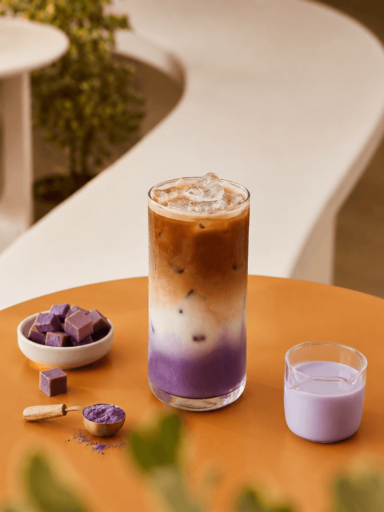 The Iced Ube Latte, The Nod Mag