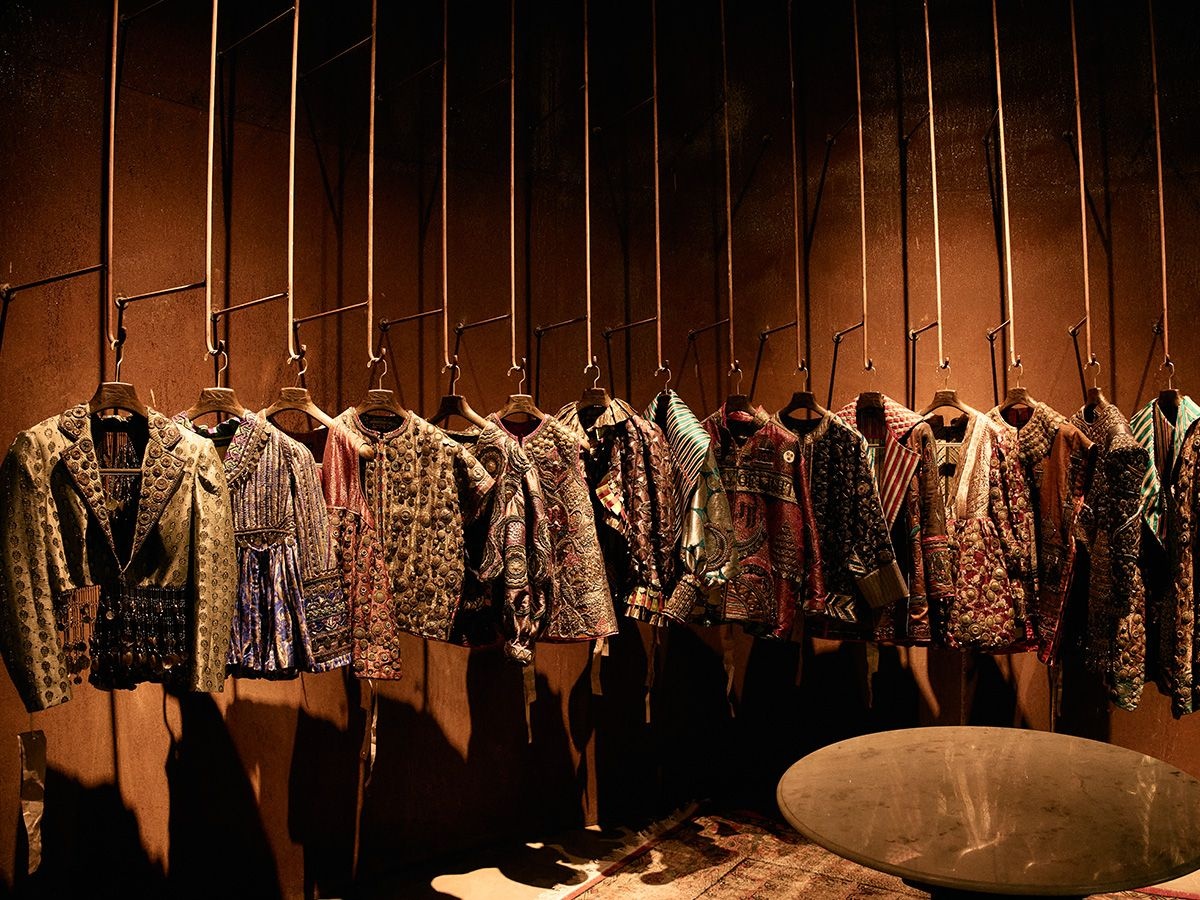 Delhi Vintage Co jackets at the flagship store in New Delhi