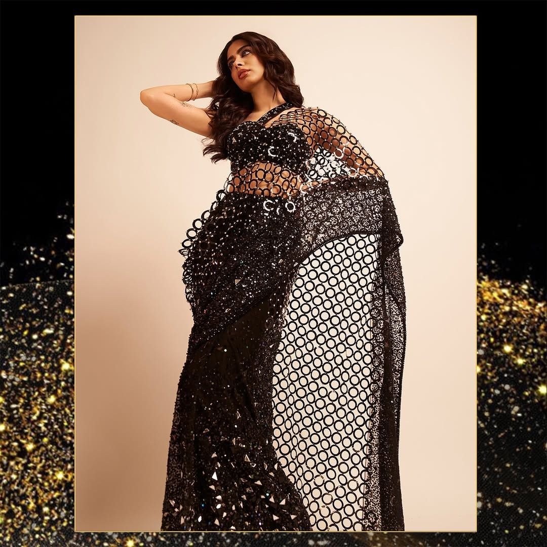 Khushi Kapoor in Manish Malhotra, Sheer, Afterparty, The Nod Mag