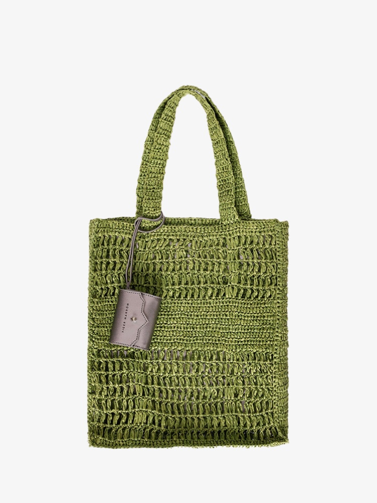 Tiger Marrón Tiger Coast raffia bag