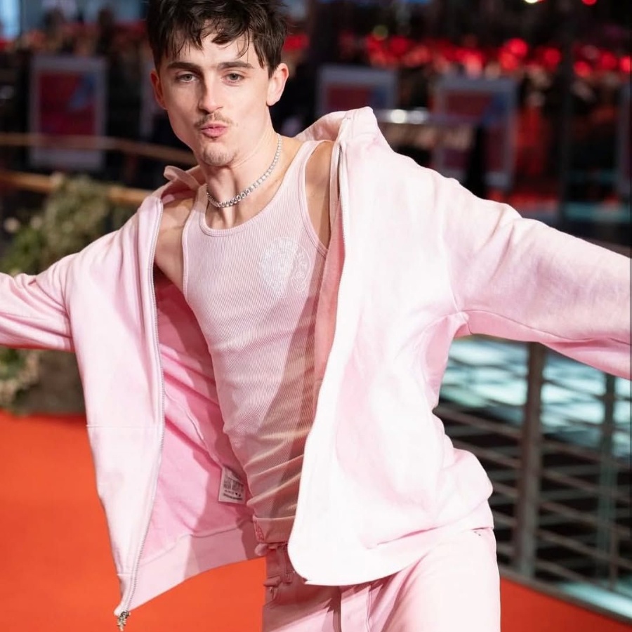 Timothée Chalamet wearing Chrome Hearts