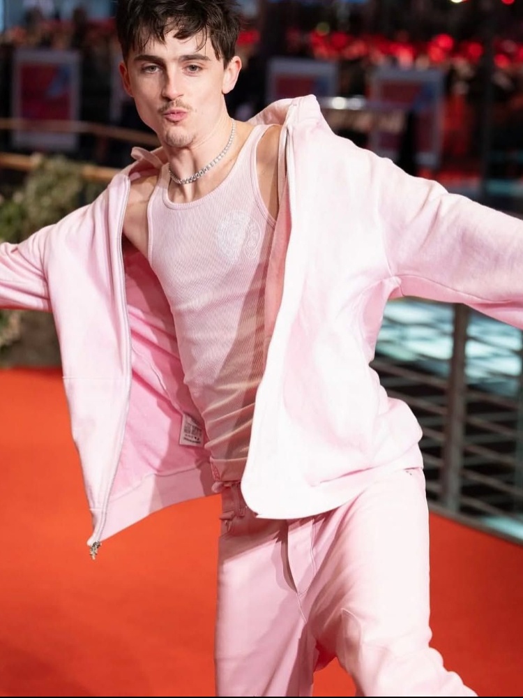 Timothée Chalamet wearing Chrome Hearts