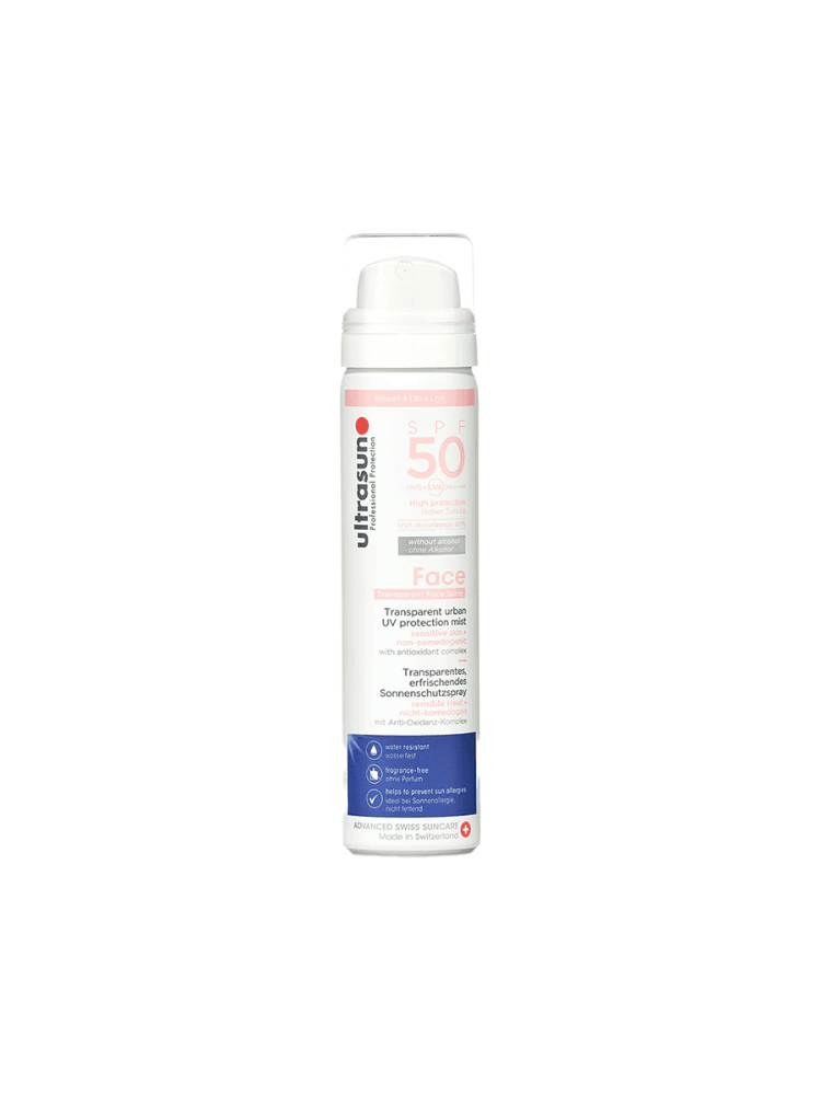 Ultrasun UV Face & Scalp Mist SPF50, The Nod Mag