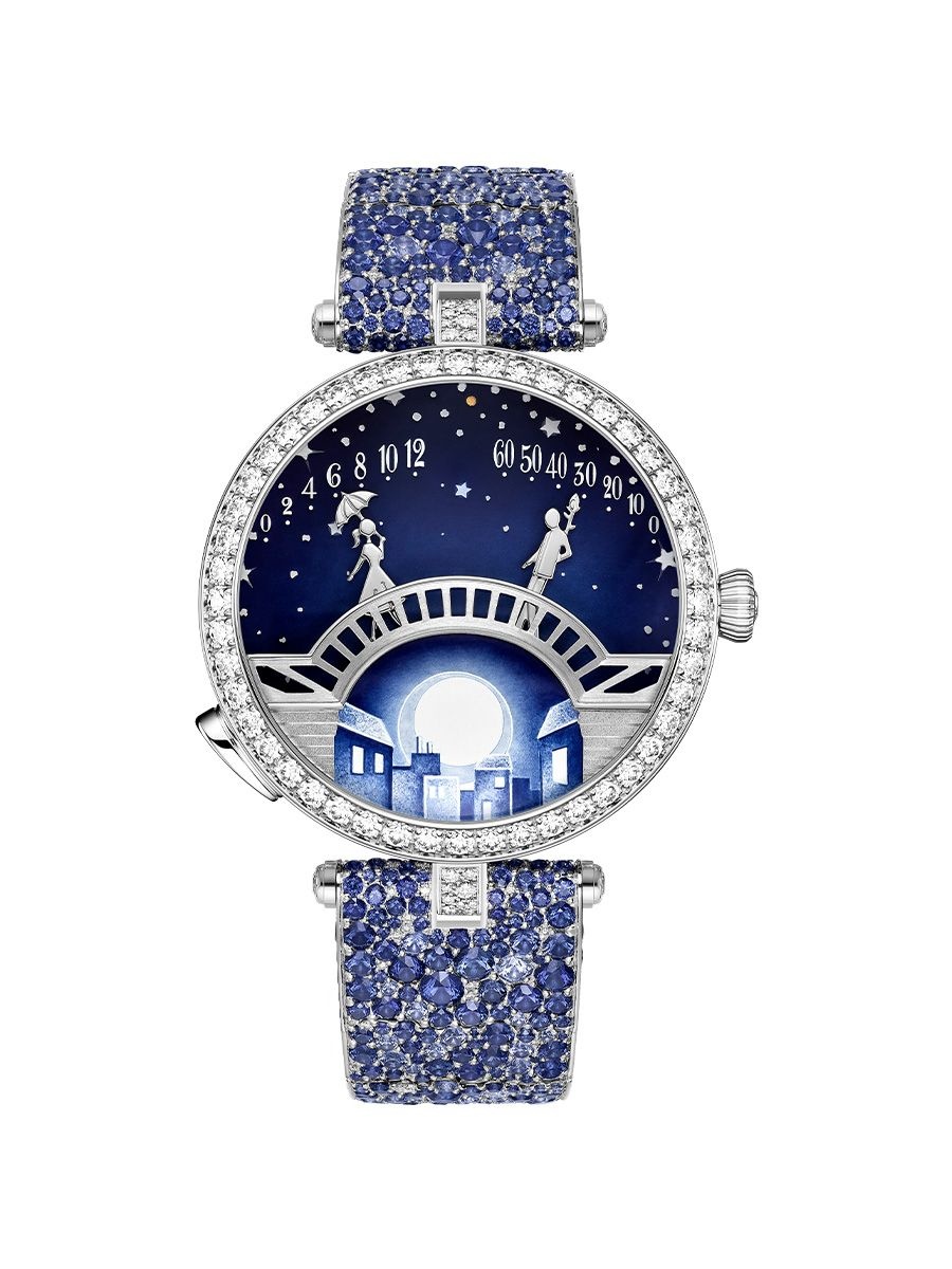 Van Cleef & Arpels Lady Arpels Bal des Amoureux Automate 'kissing watch'