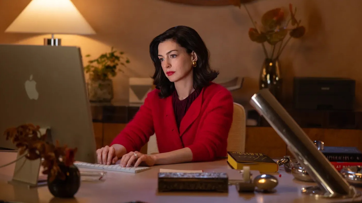 Verity in her Guest In Residence cardigan