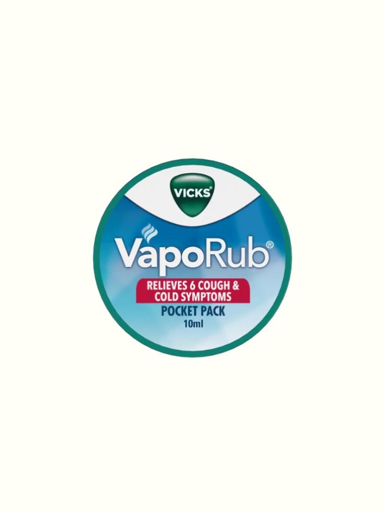 Vicks Vaporub 10ml in the Nod's summer travel essentials guide
