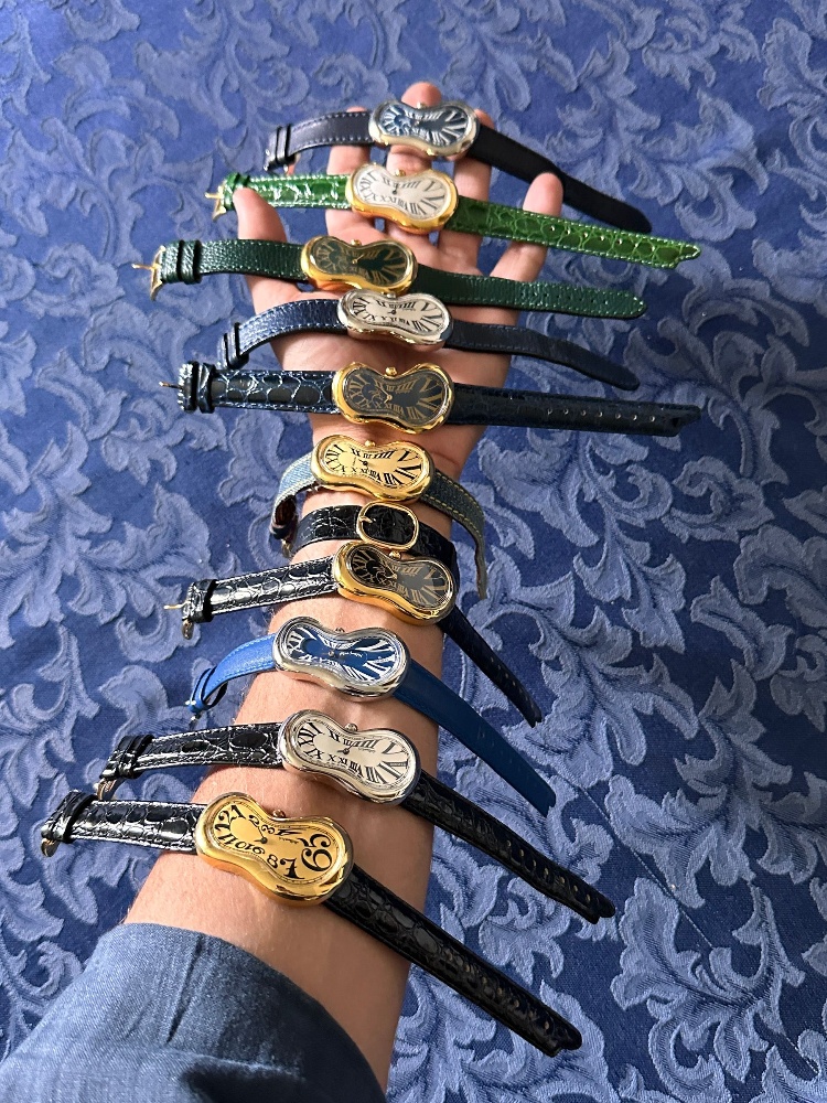 Watch collector and influencer Andrea Casalegno's Exaequo melting watch collection