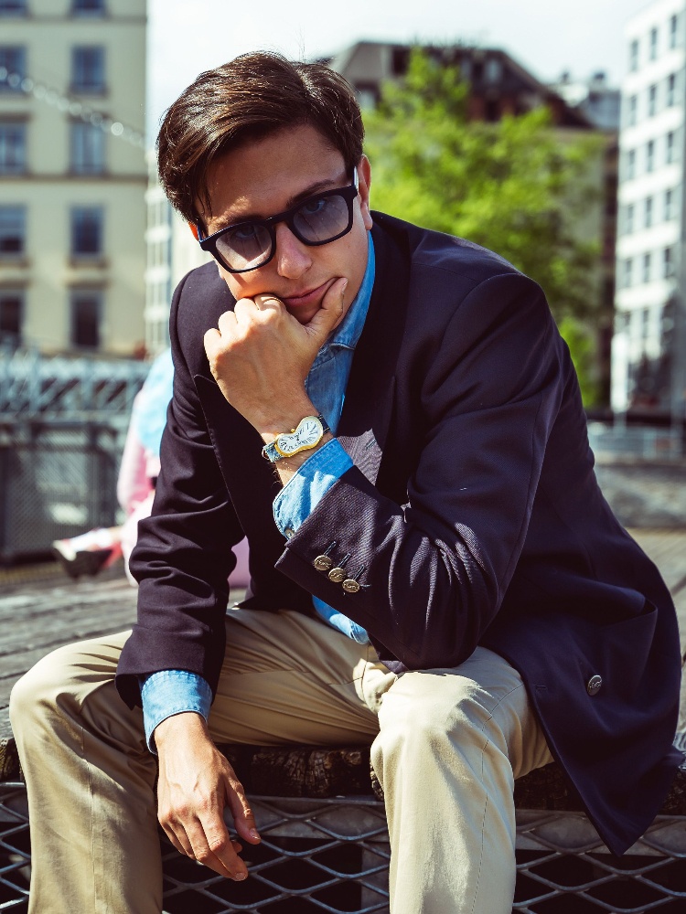 Watch collector Andrea Casalegno