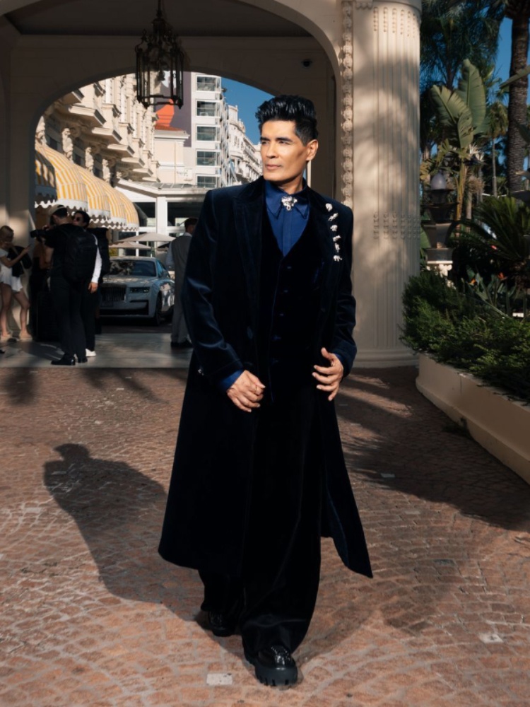 The designer Manish Malhotra