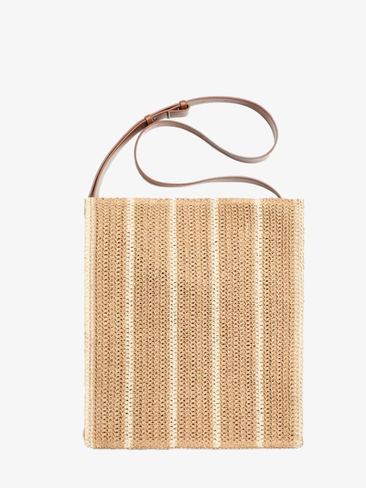 Zara woven shopper bag