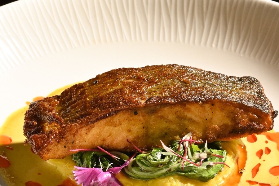 Pan-seared fish