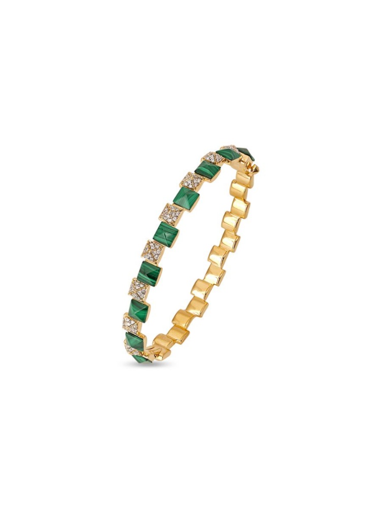 Malachite and Diamond bracelet, The House of Rose, ₹7,50,000