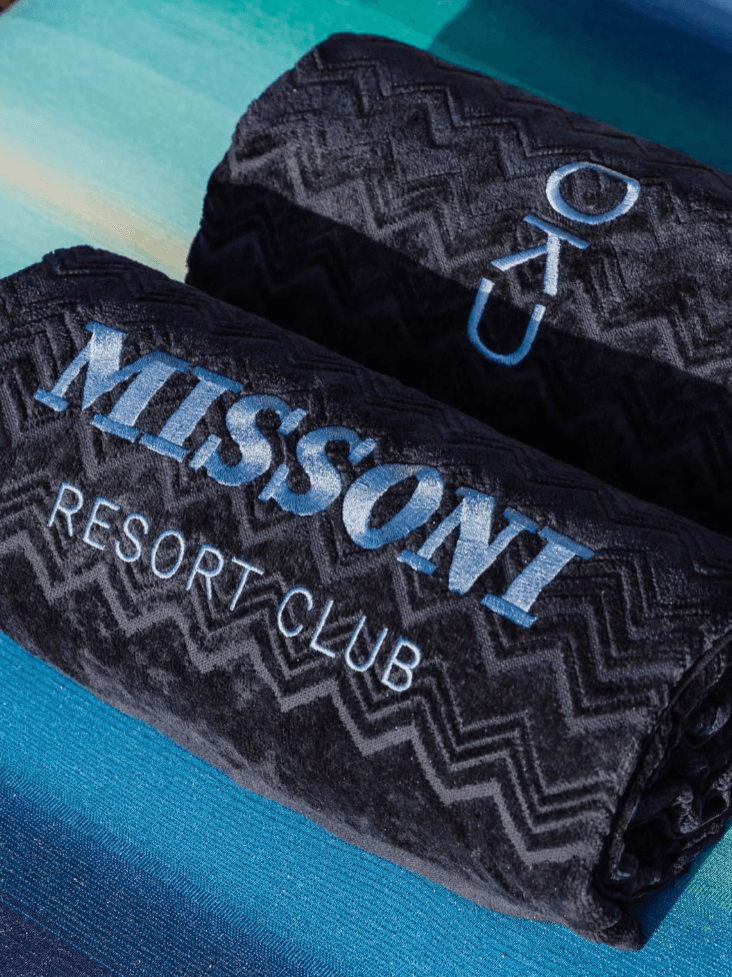 Missoni branded beach towels