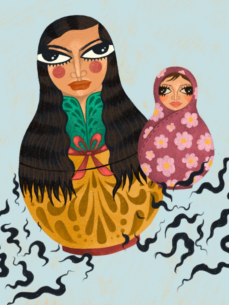 Postpartum hair loss