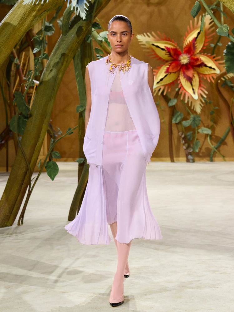 Indian supermodel Lakshmi Menon on the Chanel fall/winter 2026 haute couture runway