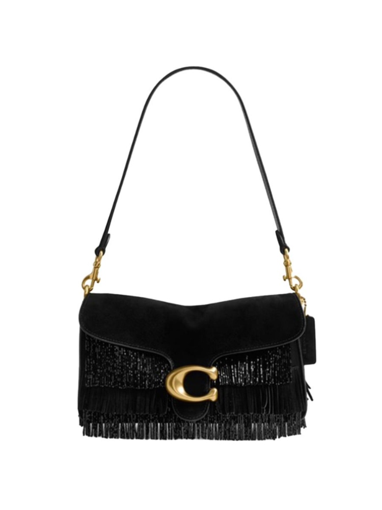 Tabby shoulder bag 26 with crystal beaded fringe, Coach, ₹94,999