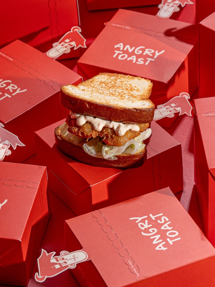 Sandwich made with eggless brioche